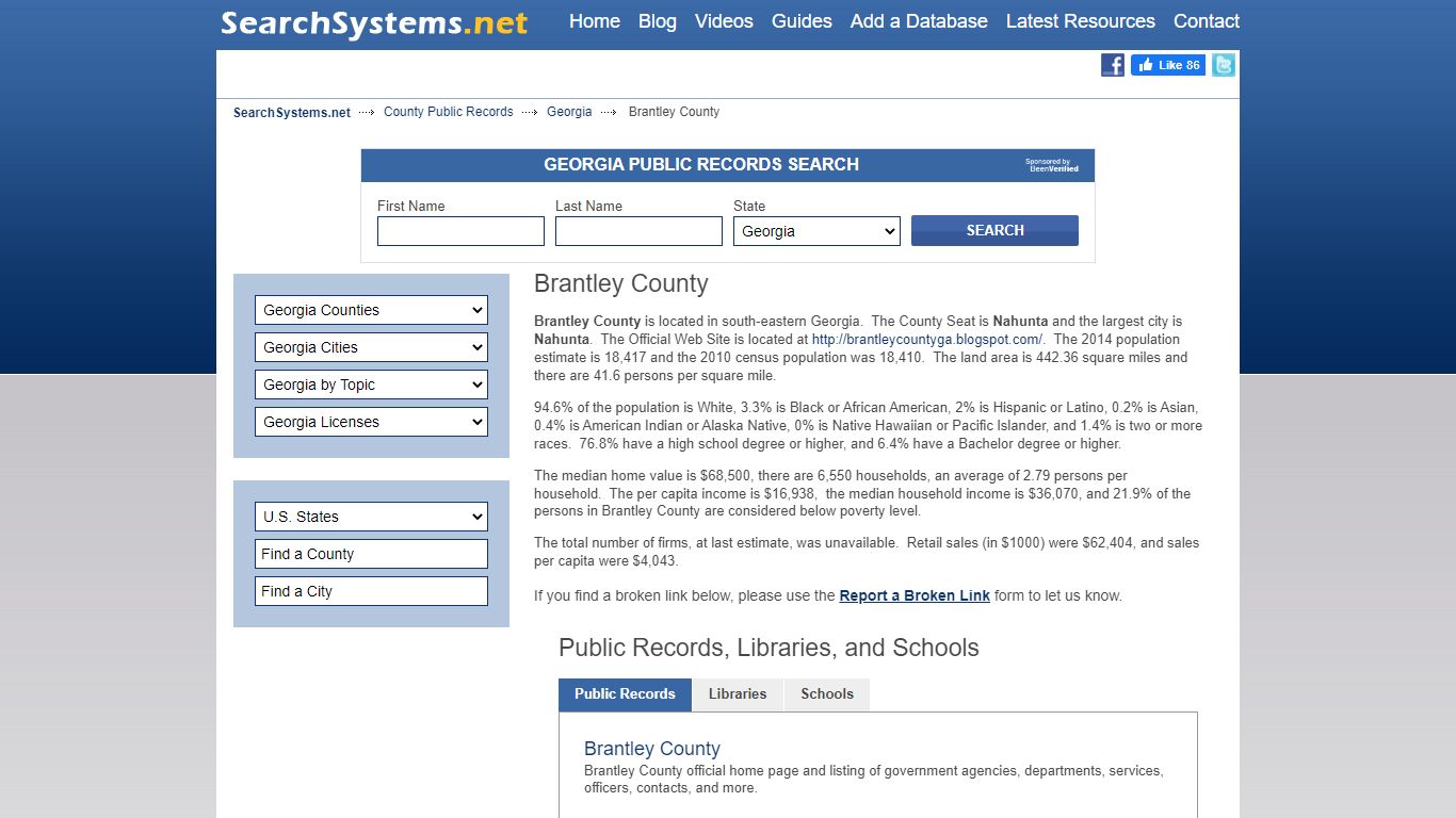 Brantley County Criminal and Public Records